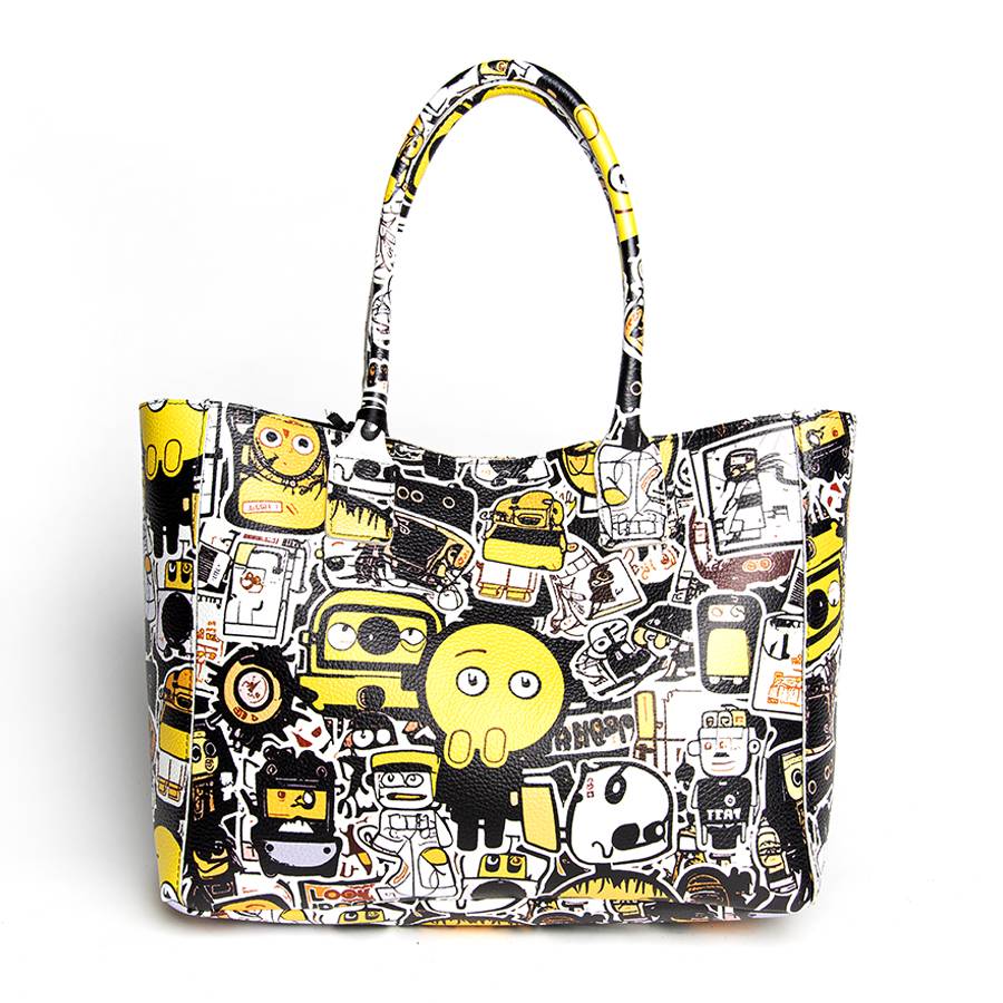 Laura Di Maggio DOODLE MAXI – Shopping in pelle serigrafata Fino al 60% di sconto