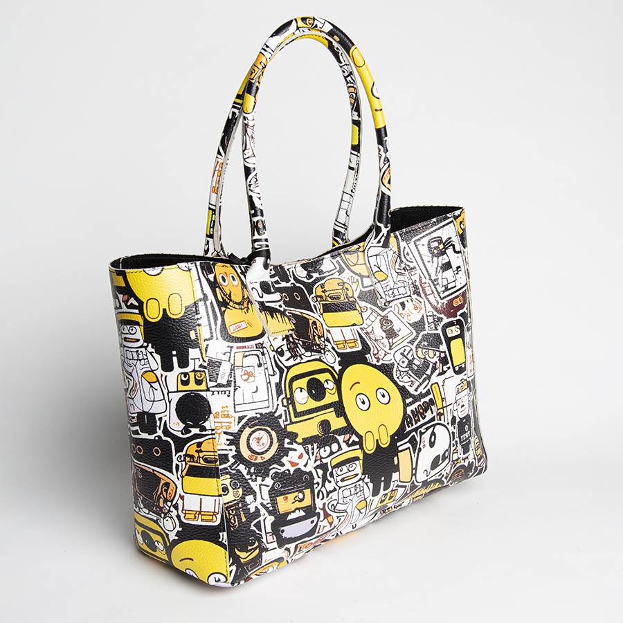Laura Di Maggio DOODLE MAXI – Shopping in pelle serigrafata Fino al 60% di sconto