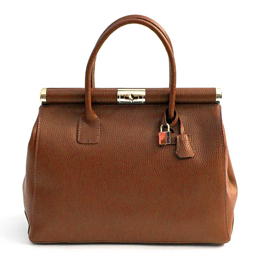 Laura Di Maggio DOCTOR – bauletto in pelle dollaro cuoio Discount Store per i nuovi prodotti