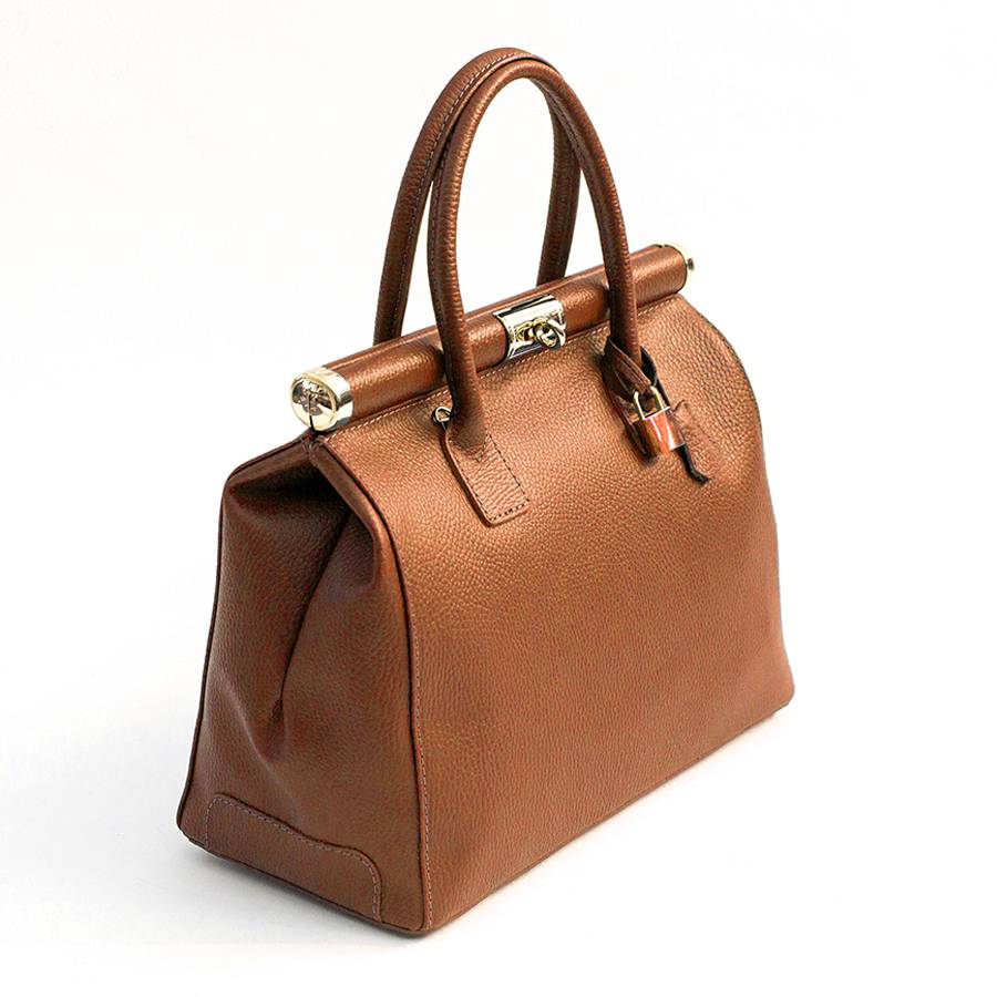 Laura Di Maggio DOCTOR – bauletto in pelle dollaro cuoio Discount Store per i nuovi prodotti