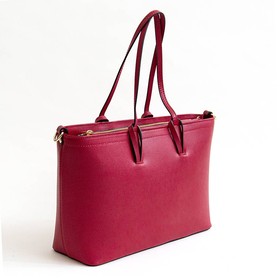 Laura Di Maggio NIKITA – Shopping in pelle saffiano rubino 50% di sconto per tempo limitato