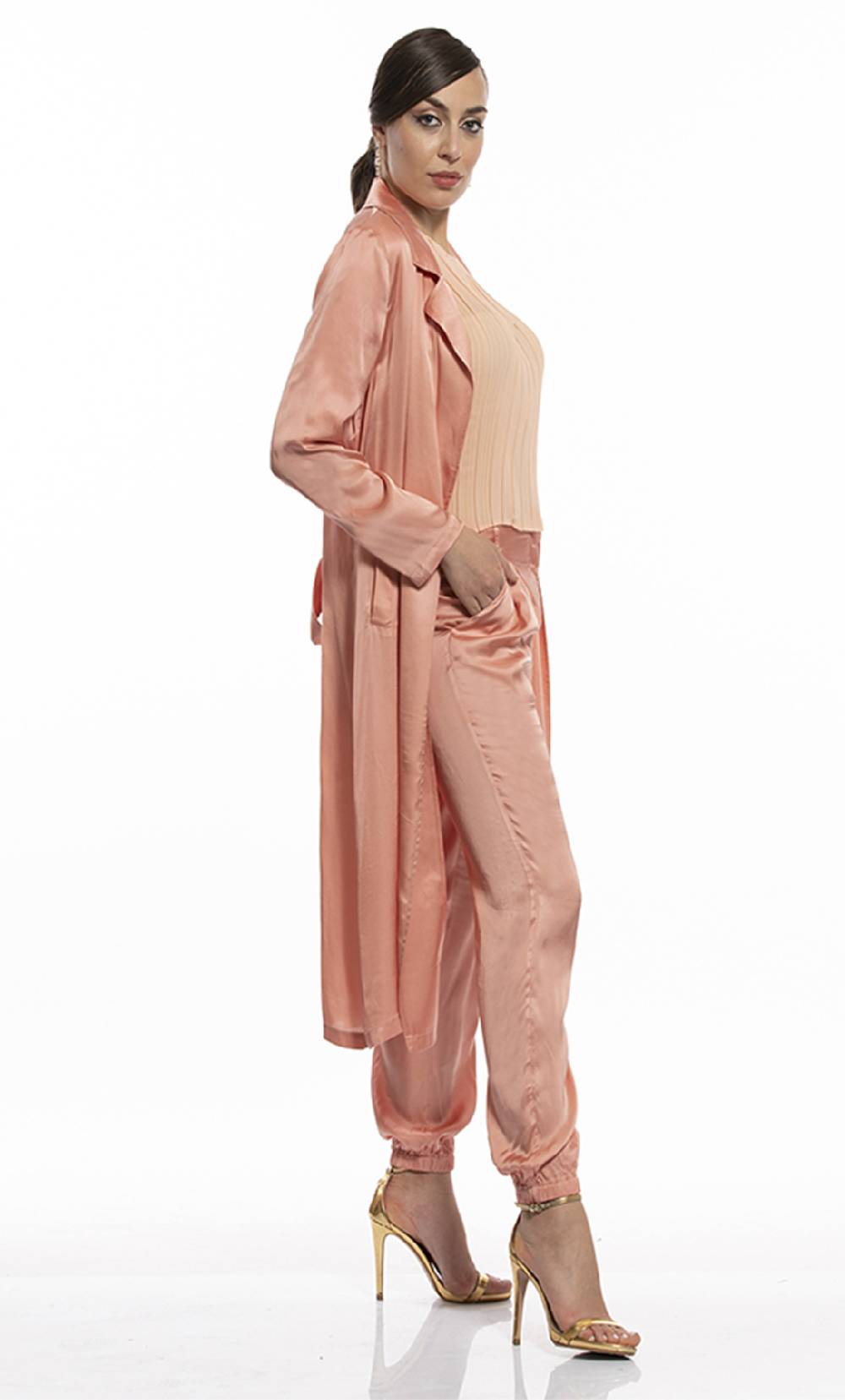 Koralline BLUSA PLISSETTATA Nuova