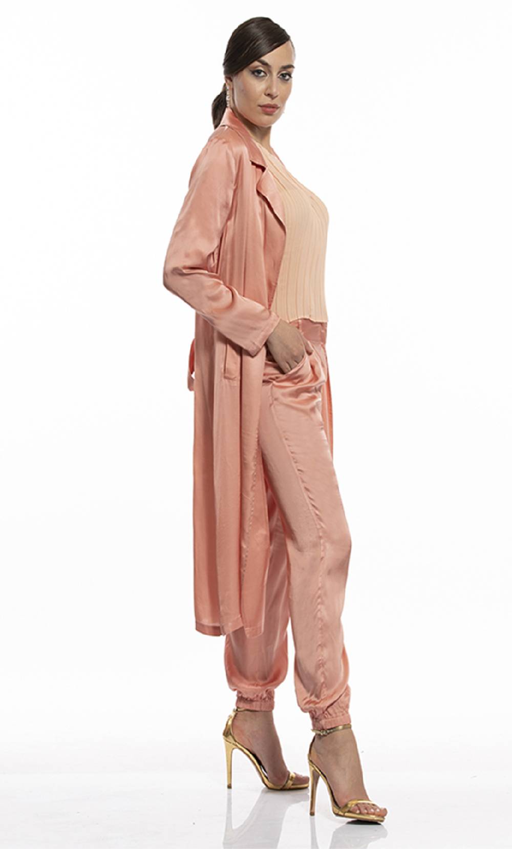 Koralline TRENCH FLUIDO IN VISCOSA Promozione