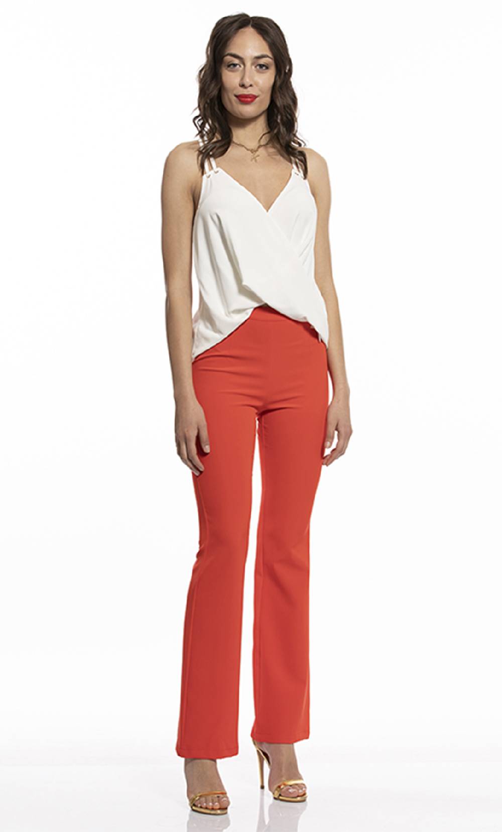 Koralline TOP CON TWIST DAVANTI Vendita Economica