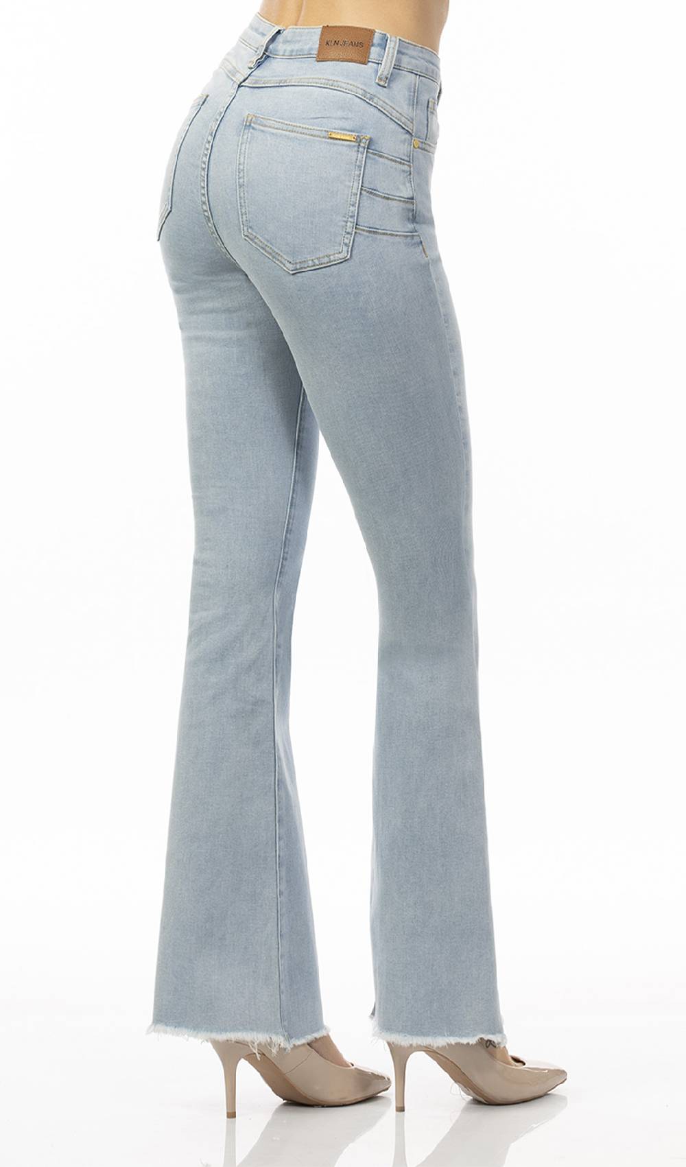 Koralline JEANS ZAMPA CON ORLO SFRANGIATO Vendite Flash