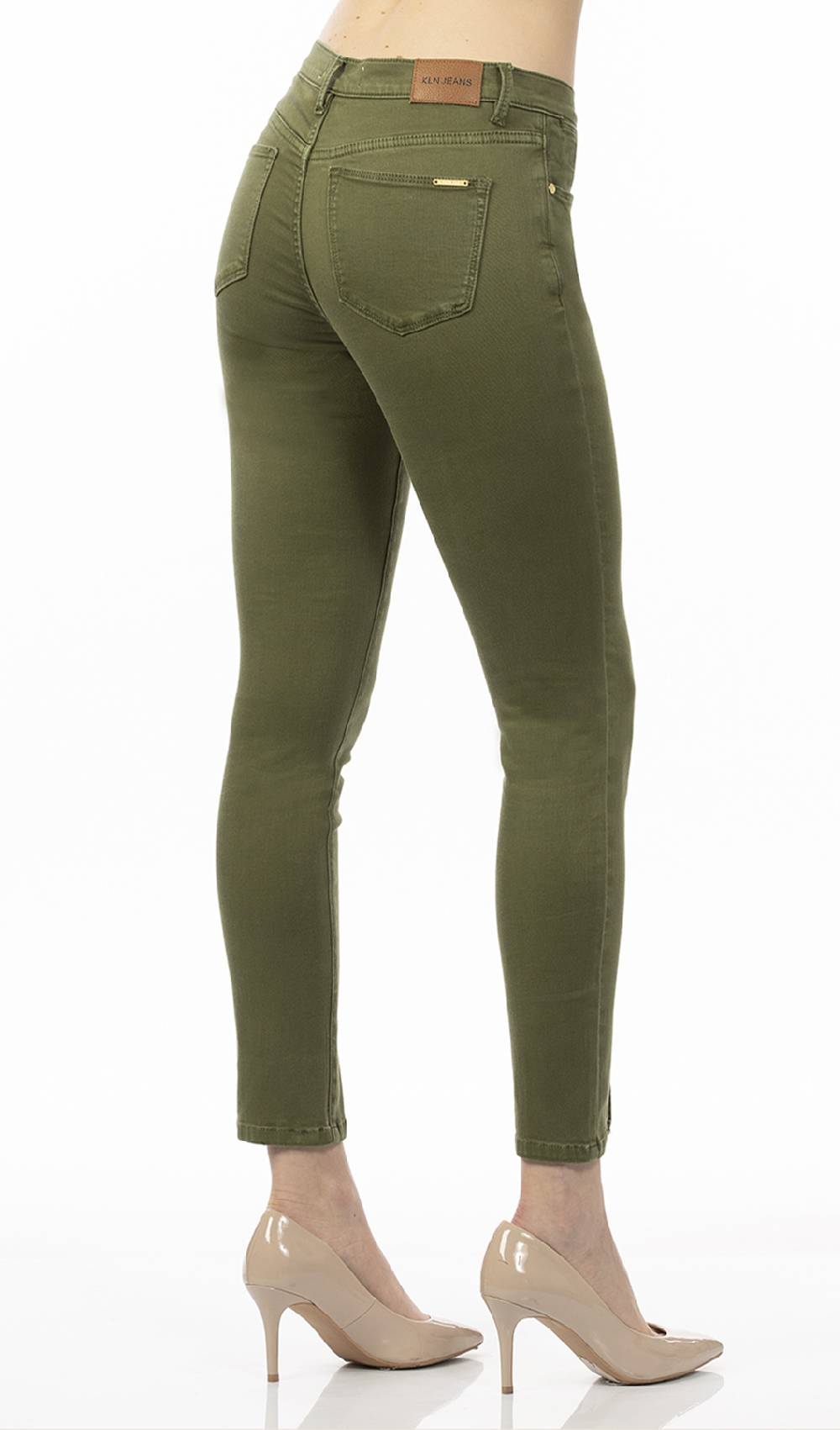 Koralline JEANS CON SPACCHI DAVANTI Nuova