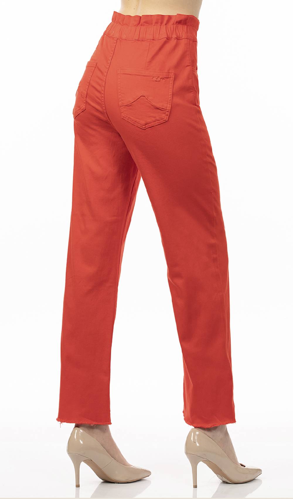 Koralline PANTALONE TINTO CAPO CON ELASTICO IN VITA Moda
