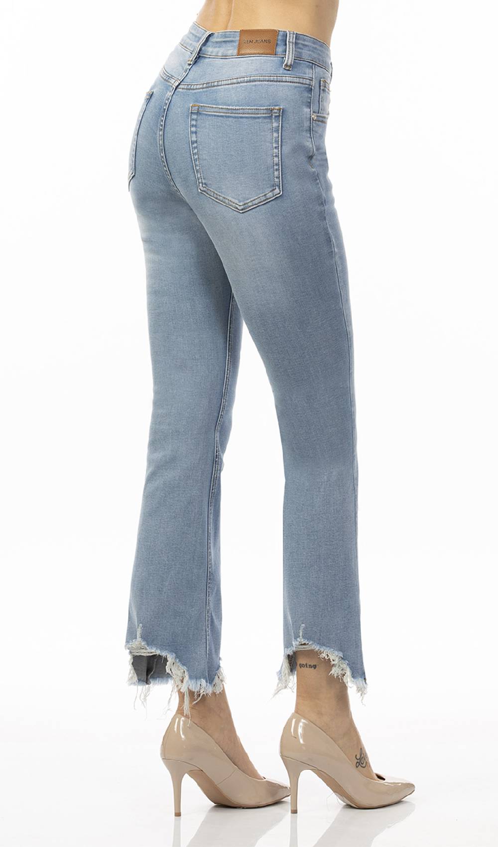 Koralline JEANS CON ORLO CONSUMATO Italy