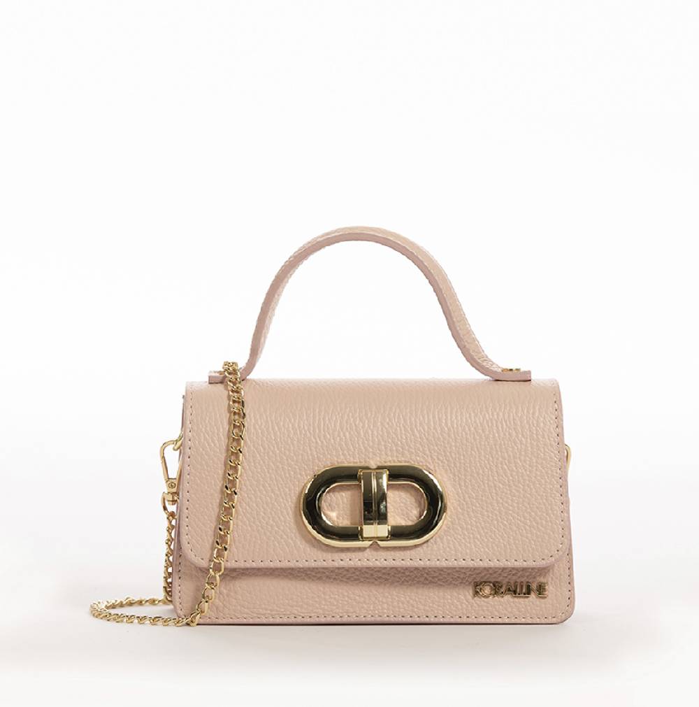 Koralline BORSA A MANO IN PELLE CON FIBBIA IN METALLO Fino Al -60%
