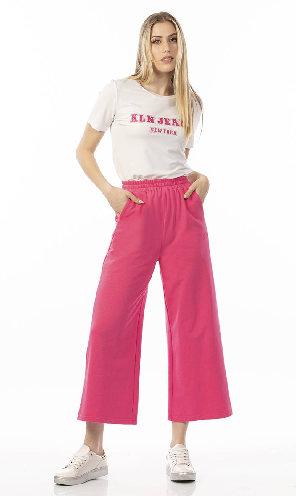 Koralline PANTALONE CROP IN FELPA Vendite Flash
