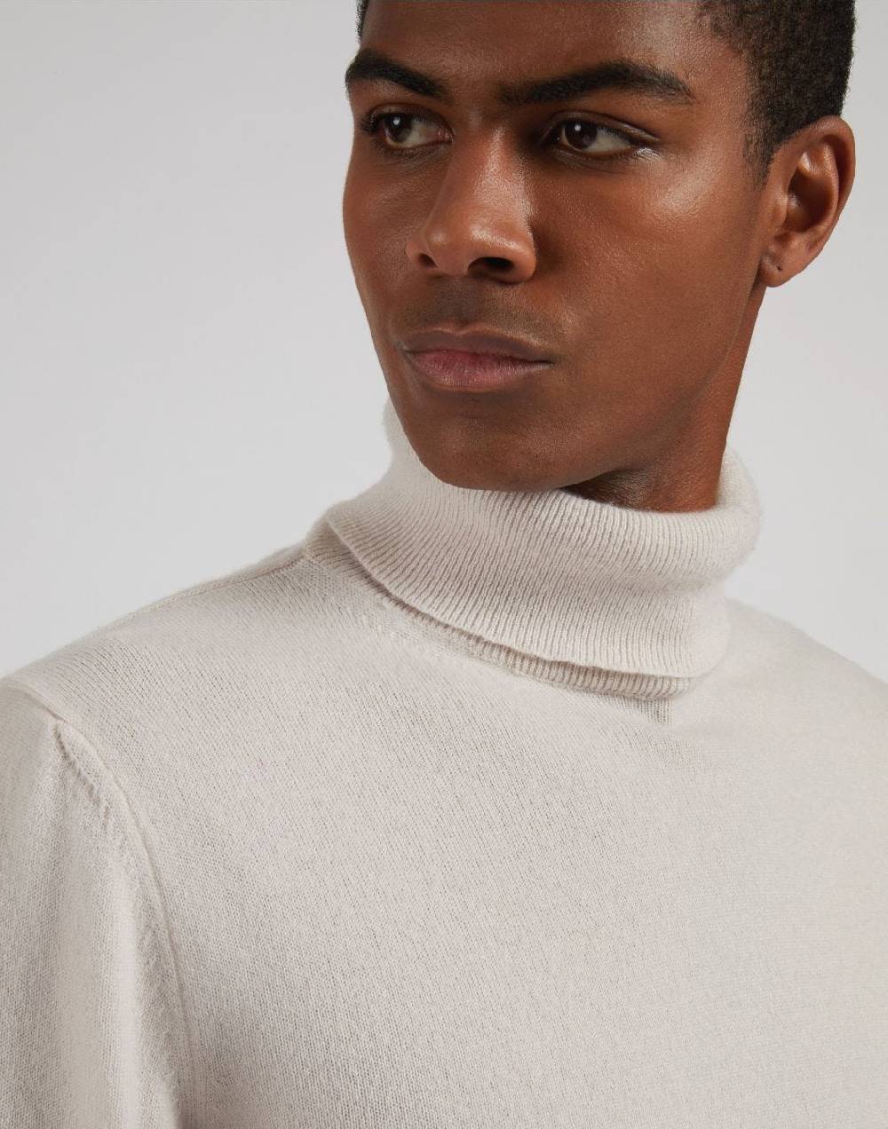Lardini Dolcevita beige in 100% puro cashmere cariaggi Vendita Calda
