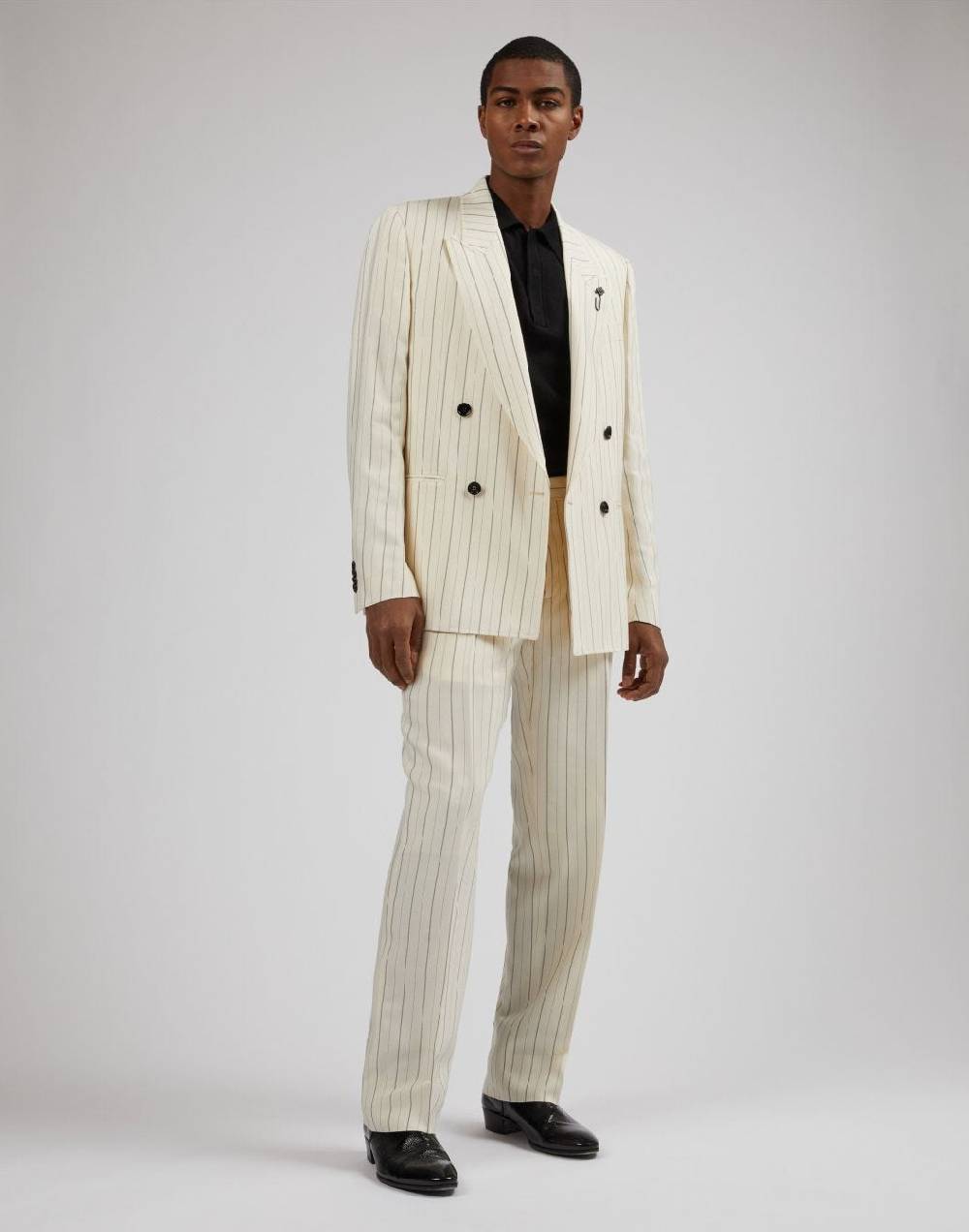Lardini Blazer attitude gessato mosso in viscosa In Linea