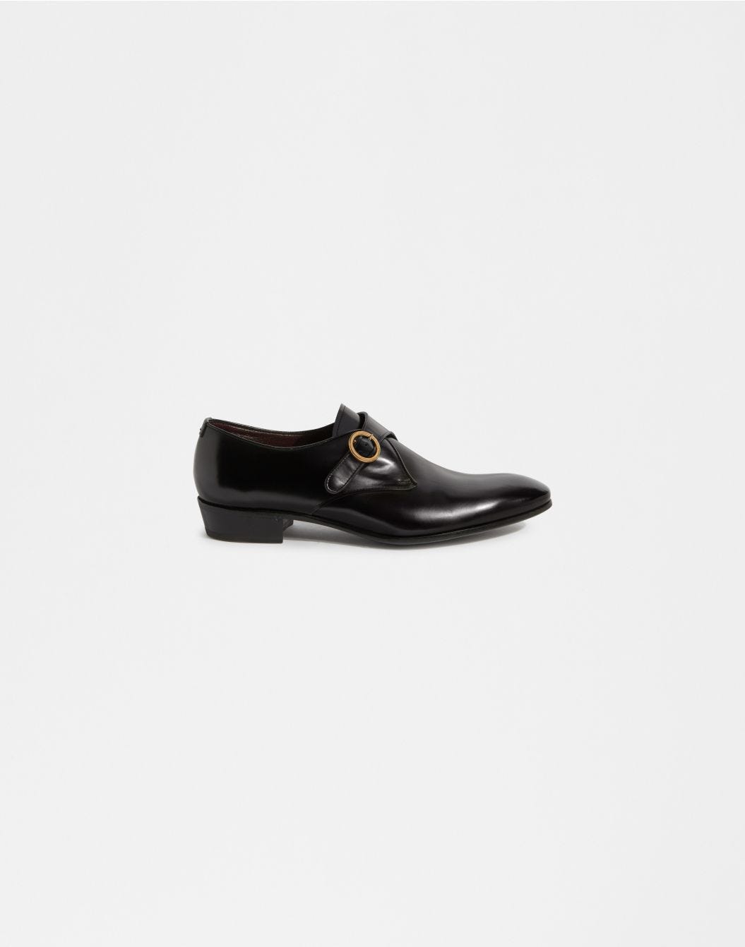 Lardini Scarpa classica in pelle con fibbia dorata Sconto