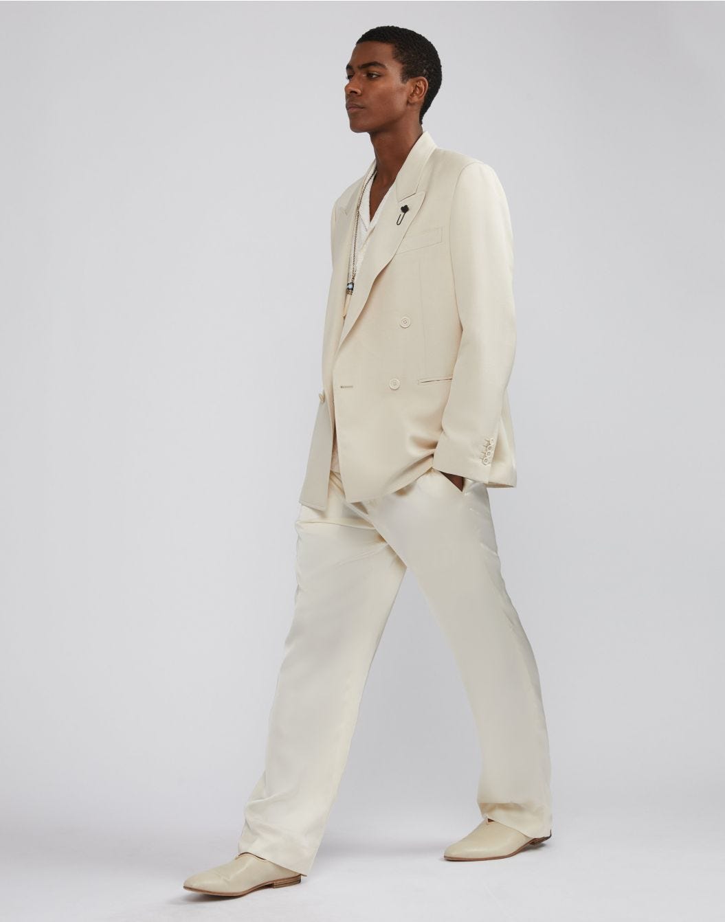 Lardini Pantalone comfort attitude in viscosa con elastico Offerta