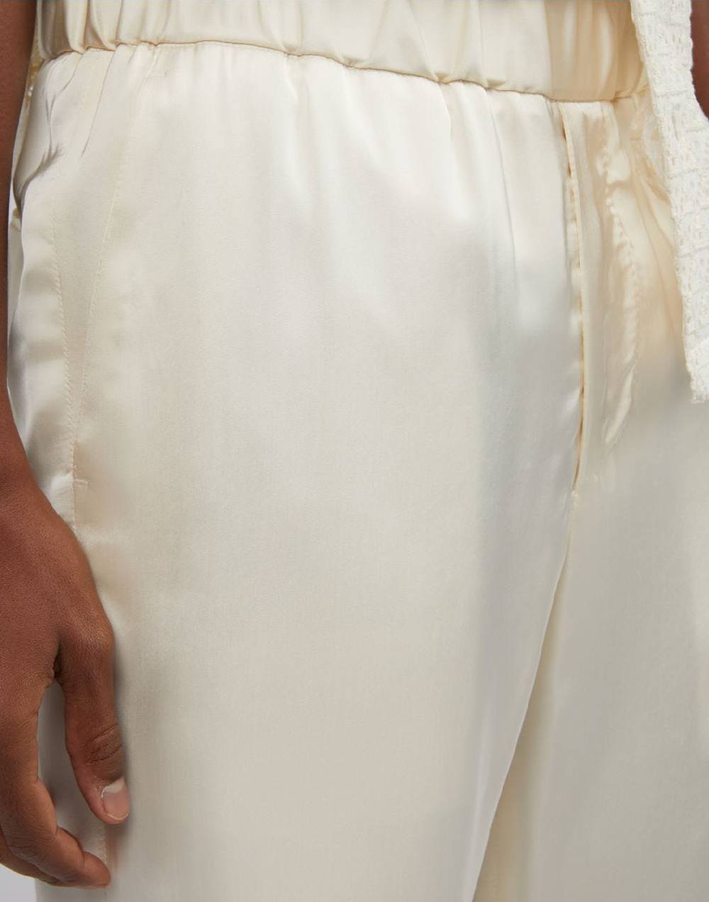 Lardini Pantalone comfort attitude in viscosa con elastico Offerta