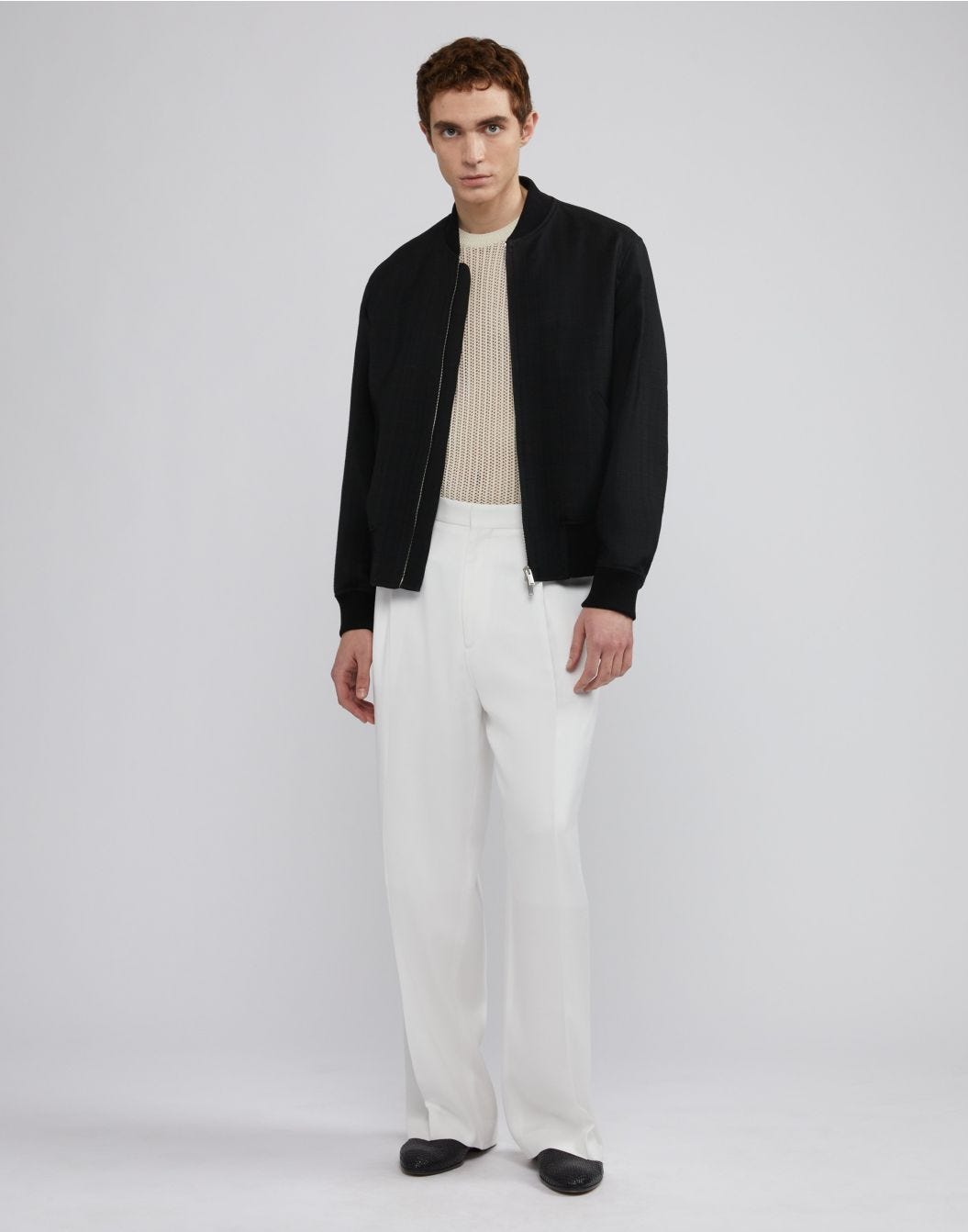 Lardini Varsity attitude nero decostruito in viscosa Economico