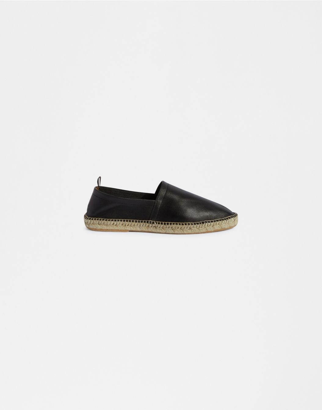 Lardini Espadrillas in vitello scamosciato semilucido nero Vendita Calda