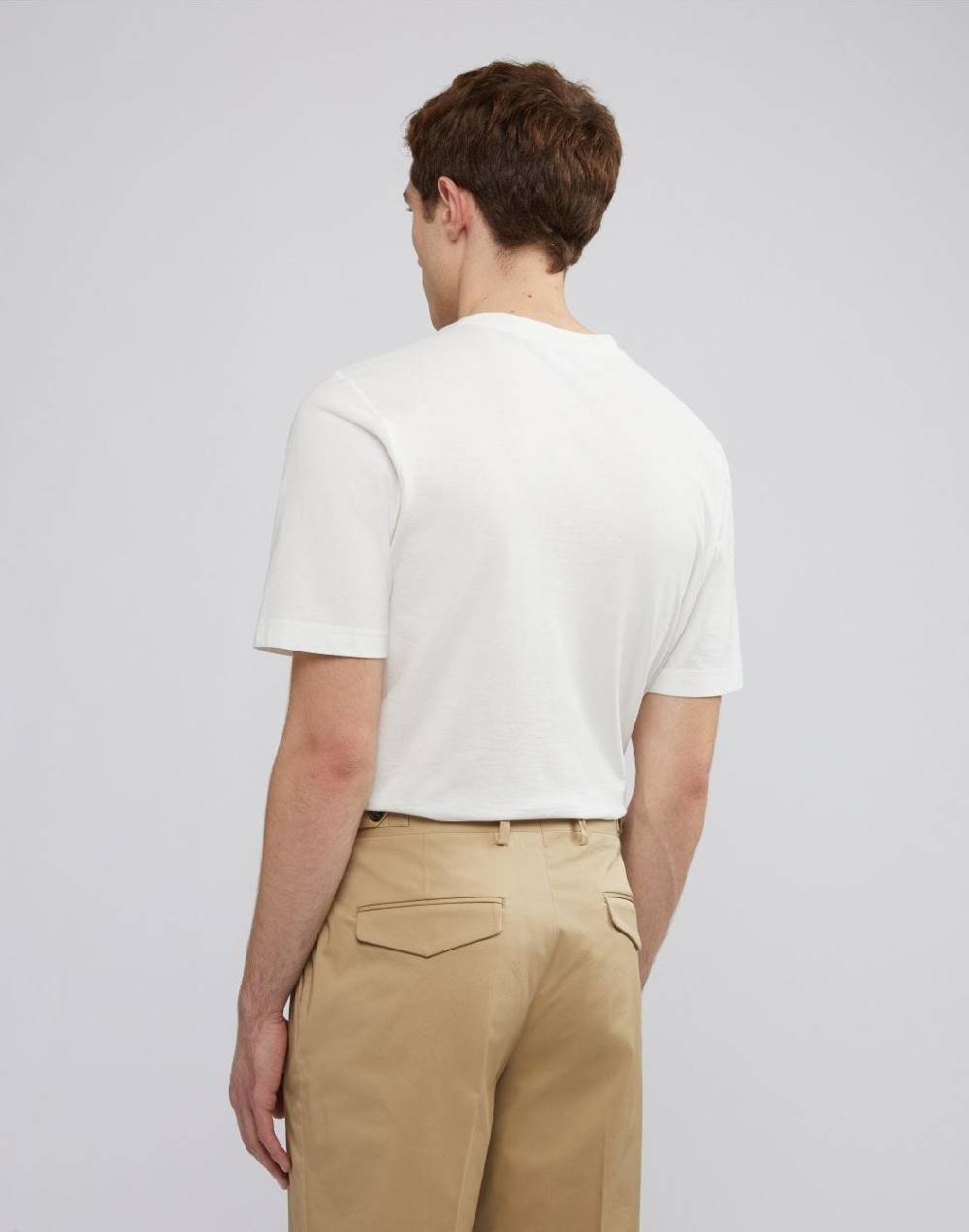 Lardini T-shirt a manica corta in filato di cotone Vendita
