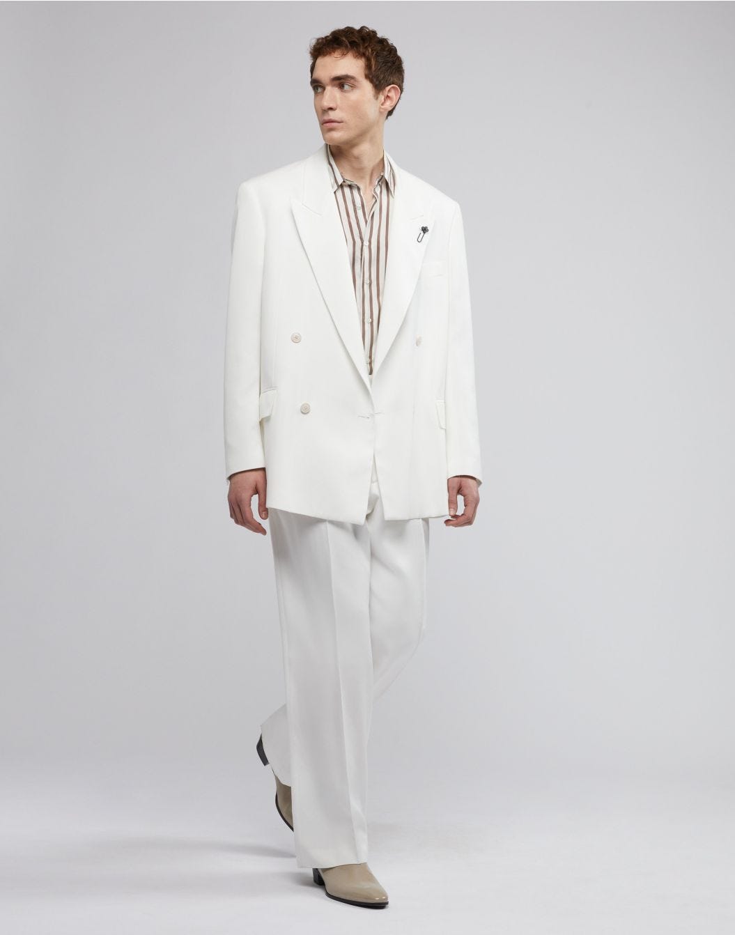 Lardini Pantalone comfort bianco in viscosa Acquista Ora