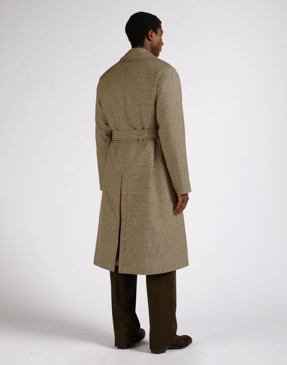 Lardini Trench doppiopetto attitude in lana con cintura in vita Fino Al -60%