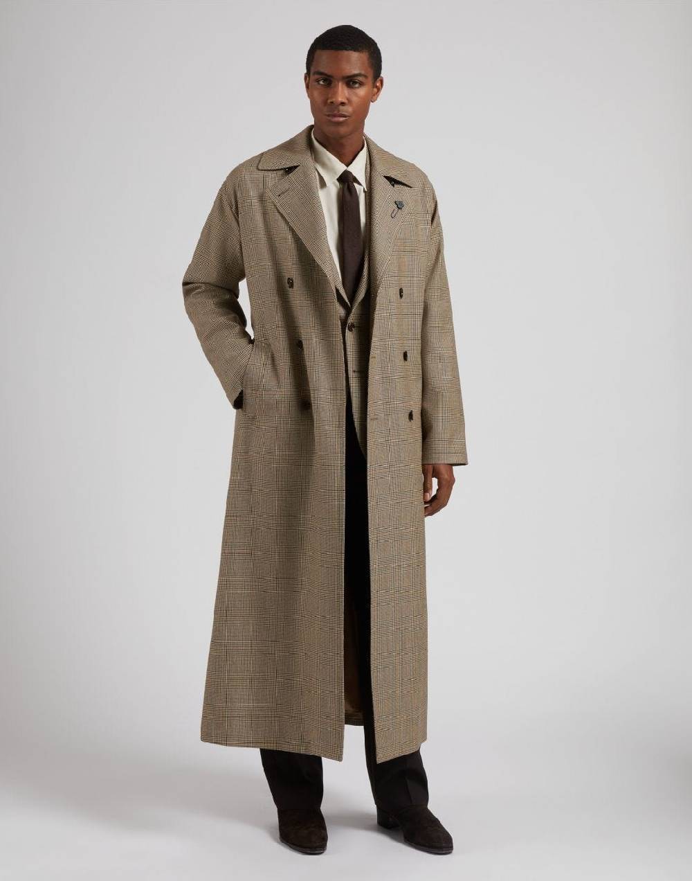 Lardini Giacca monopetto attitude in lana con disegno galles Prezzo Ridotto