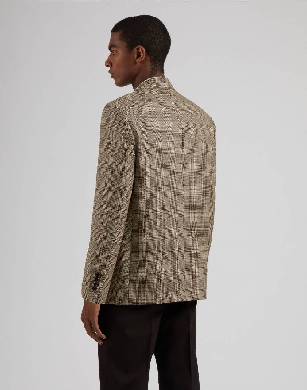 Lardini Giacca monopetto attitude in lana con disegno galles Prezzo Ridotto