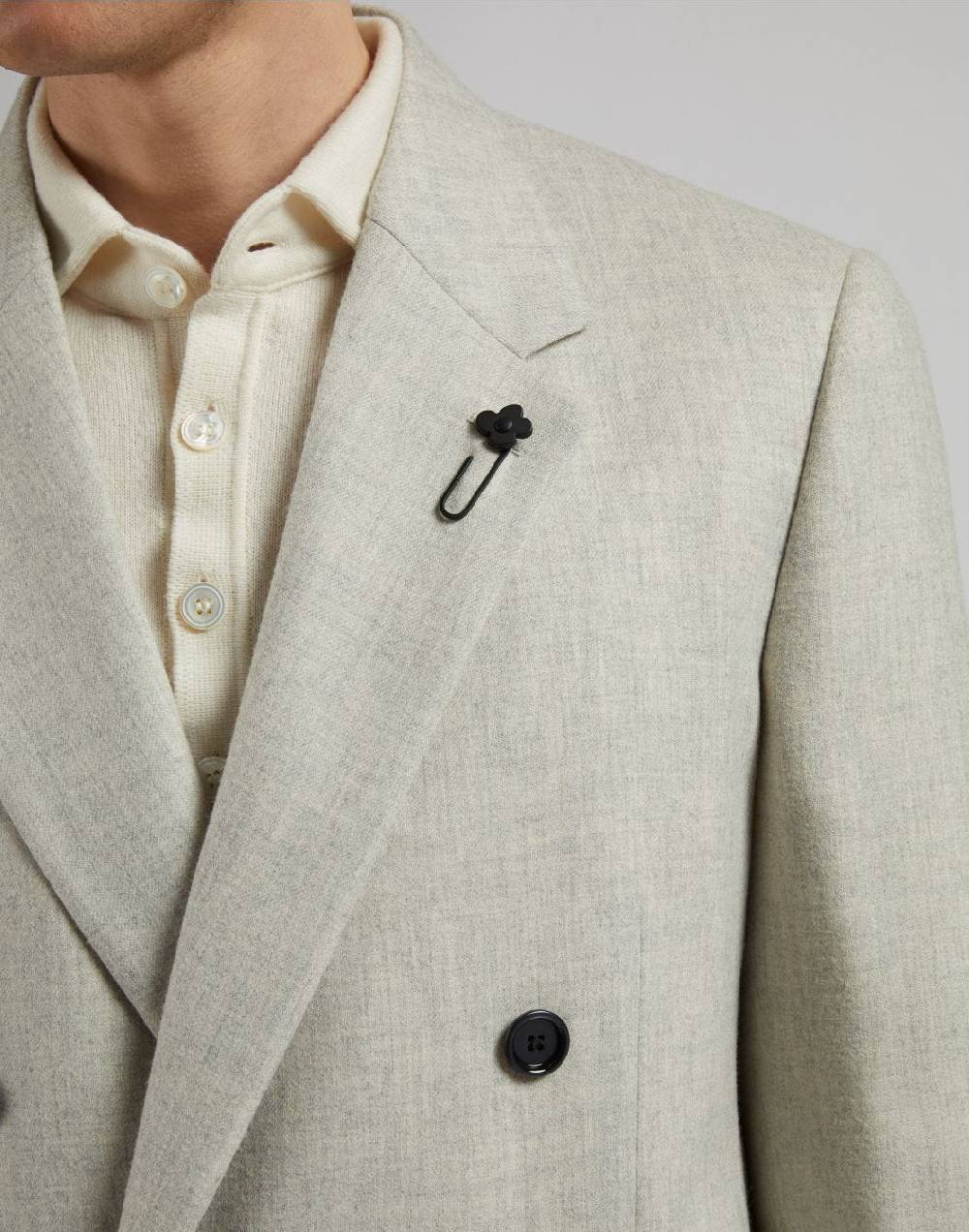 Lardini Abito linea feeling in cashmere light-flannel color panna Convenienza
