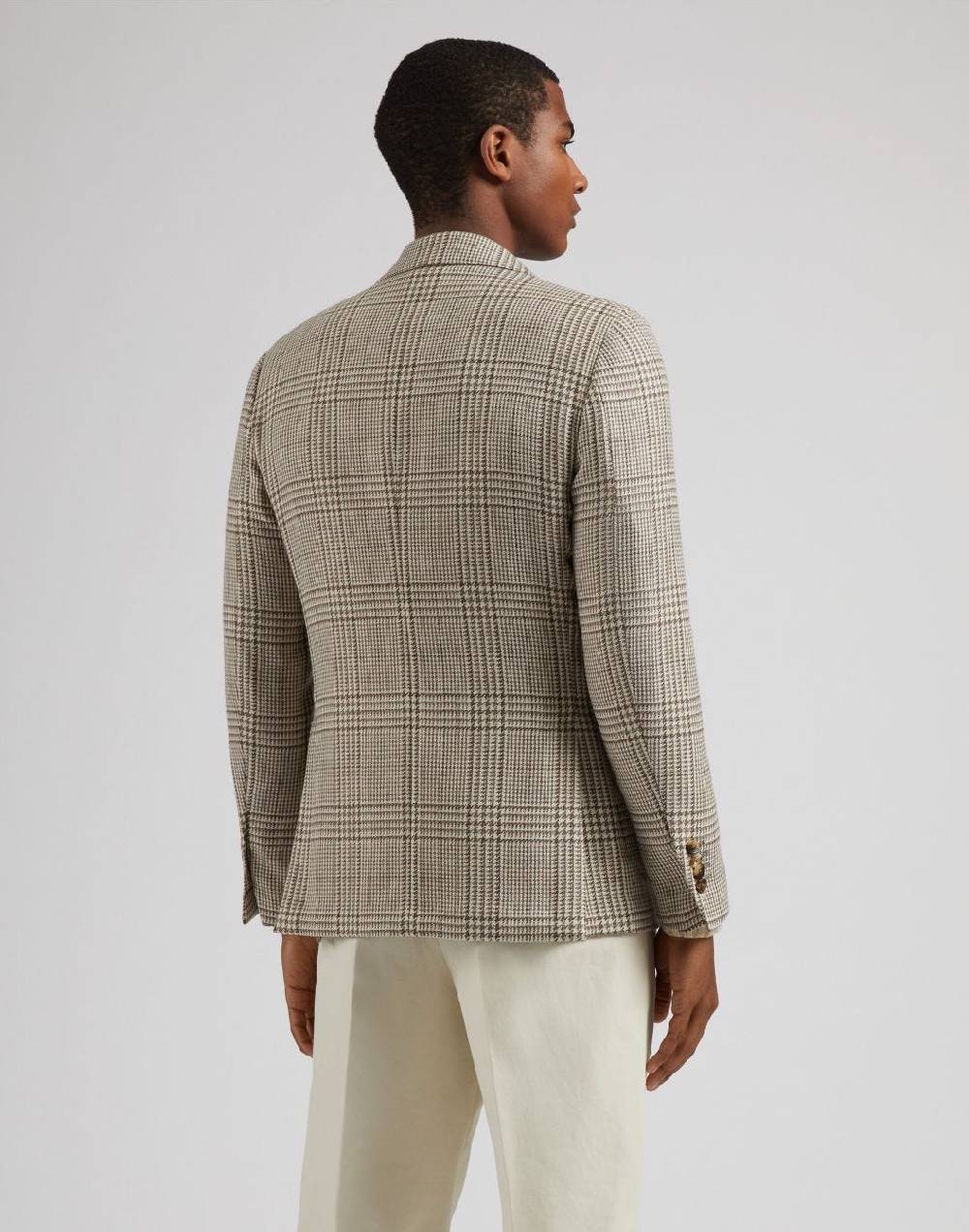 Lardini Giacca special line panna monopetto in lana, baby-alpaca e seta Sconto