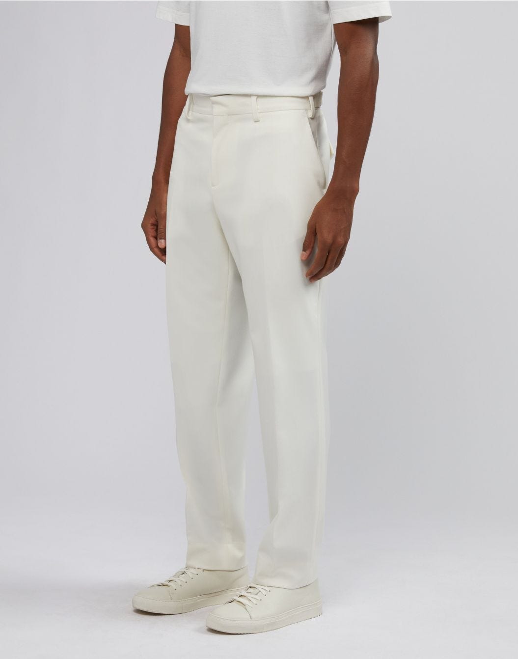 Lardini Pantalone panna senza pinces Moda