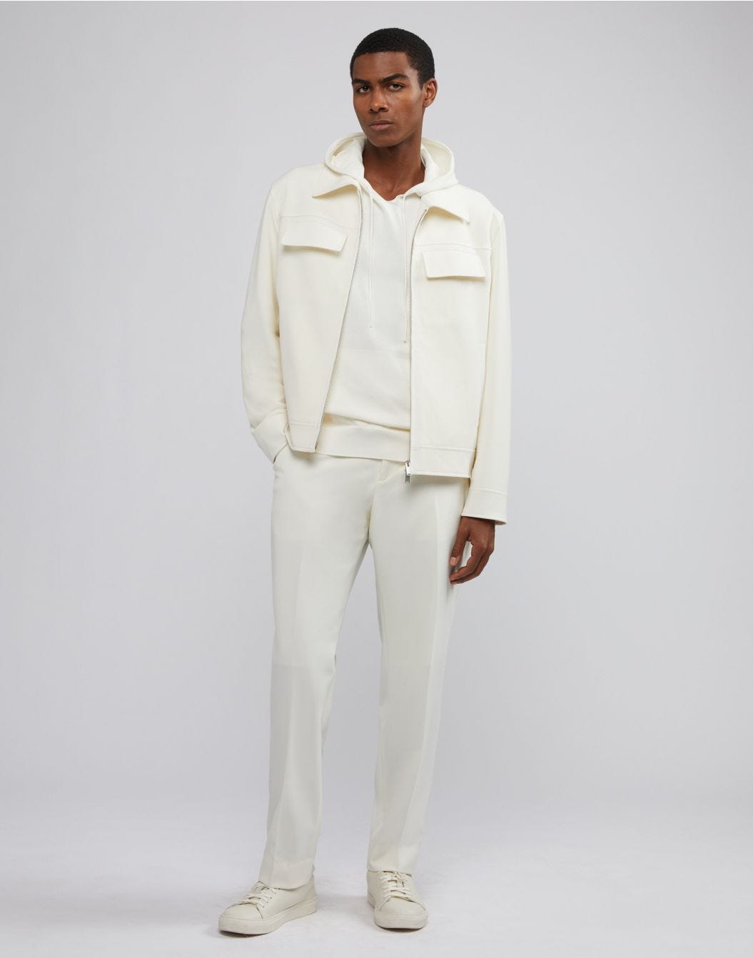 Lardini Pantalone panna senza pinces Moda