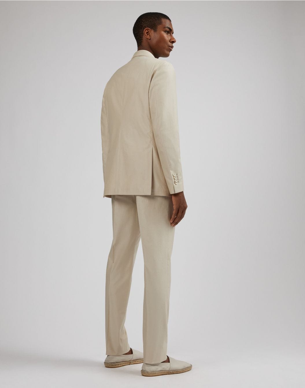 Lardini Abito special line in twill di cotone beige Nuovo