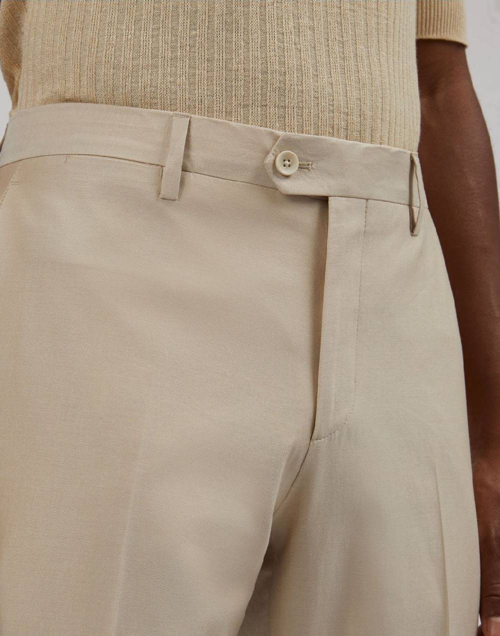 Lardini Abito special line in twill di cotone beige Nuovo