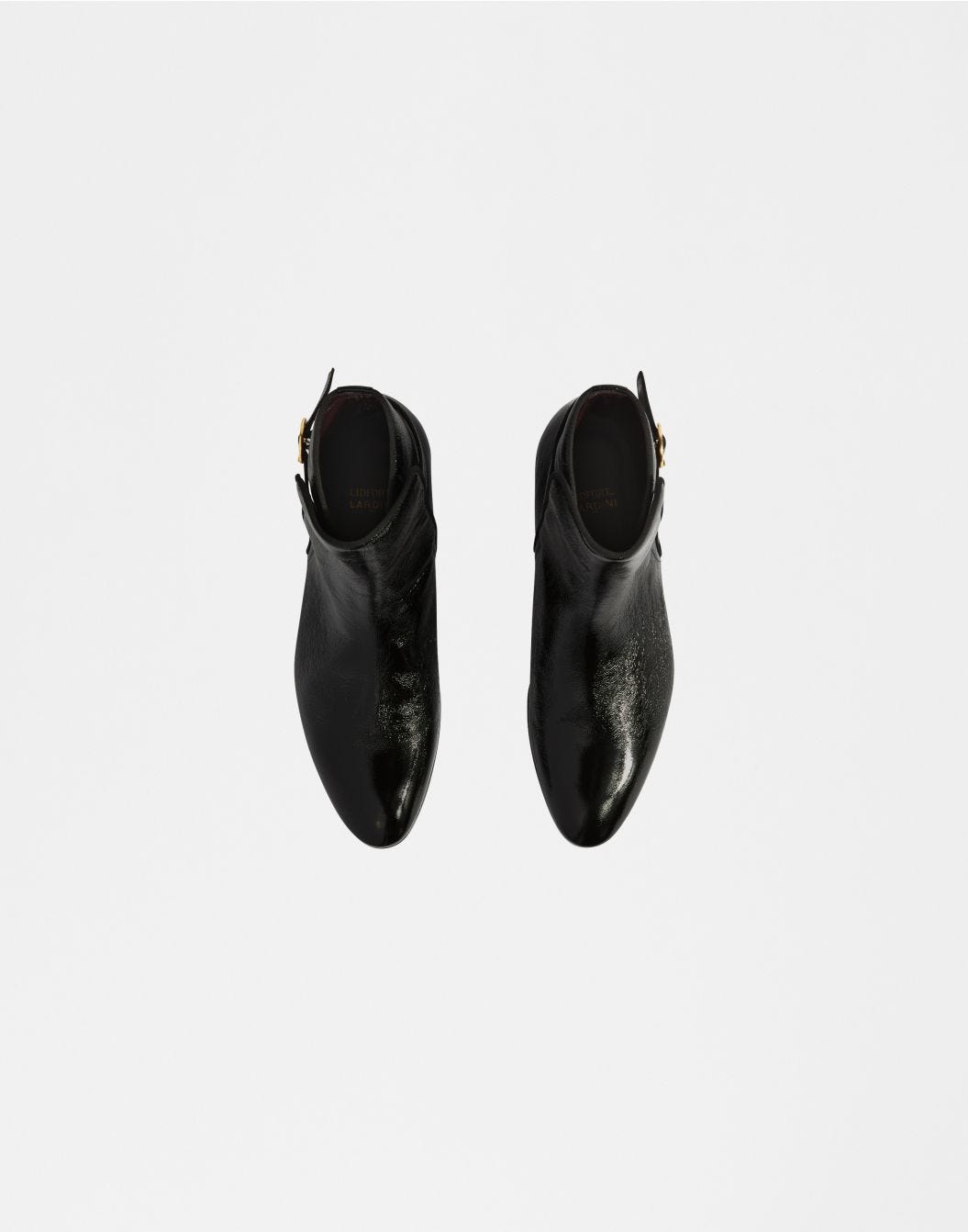 Lardini Stivaletto nero in pelle verniciata naplack Negozi Online