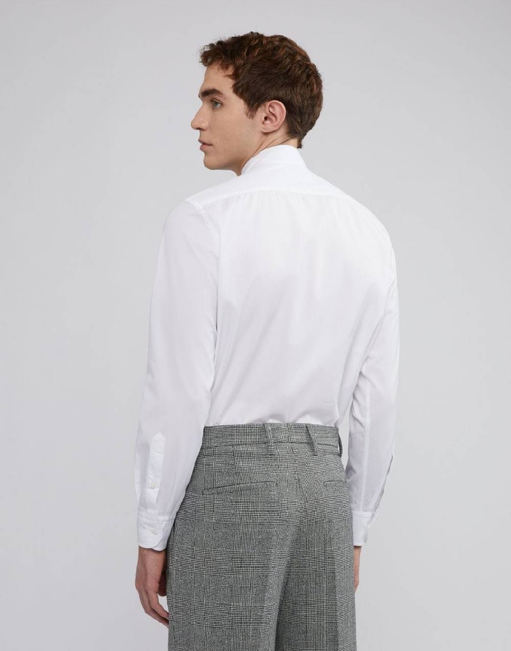 Lardini Camicia bianca in popeline di cotone Promozione Limitata