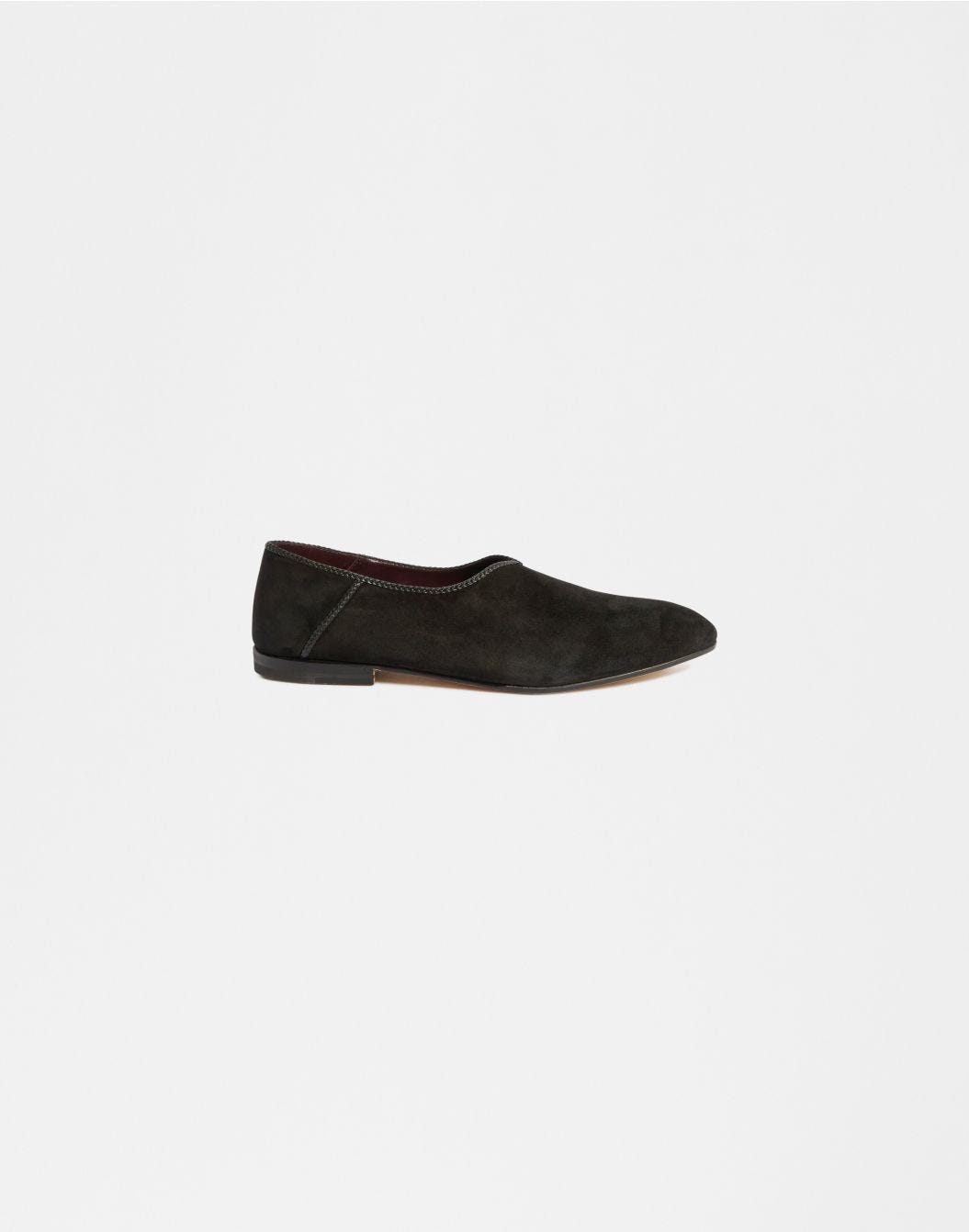 Lardini Babouche in pelle di vitello con bordo intrecciato Offerta