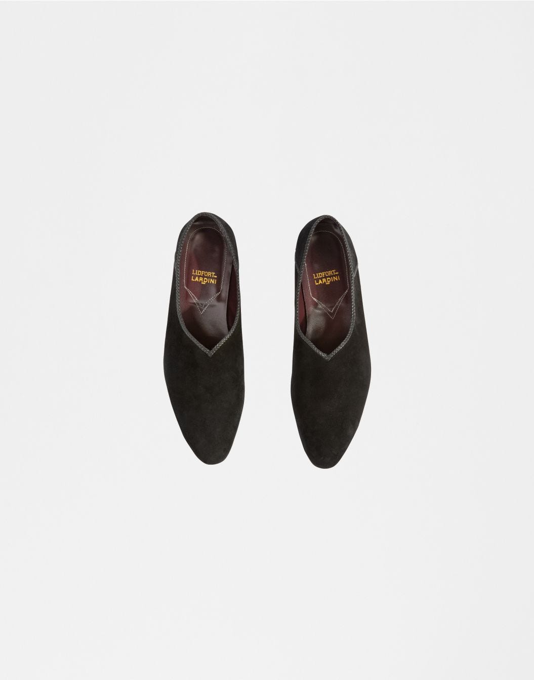 Lardini Babouche in pelle di vitello con bordo intrecciato Offerta