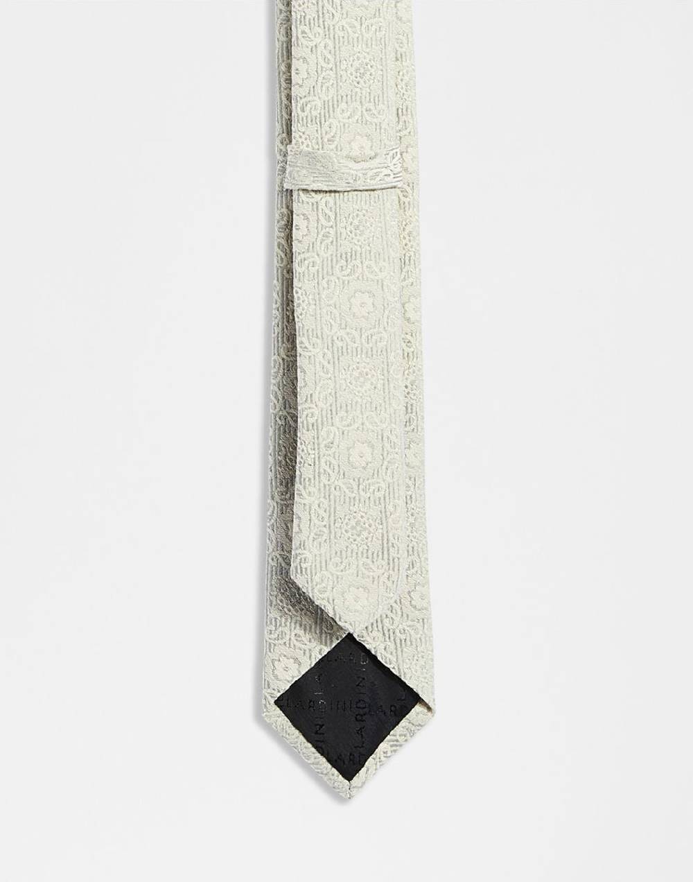 Lardini Cravatta in lino e cotone con disegno jacquard Offerte