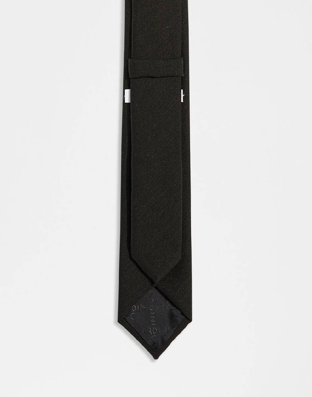 Lardini Cravatta in lana mohair nera Hotsell