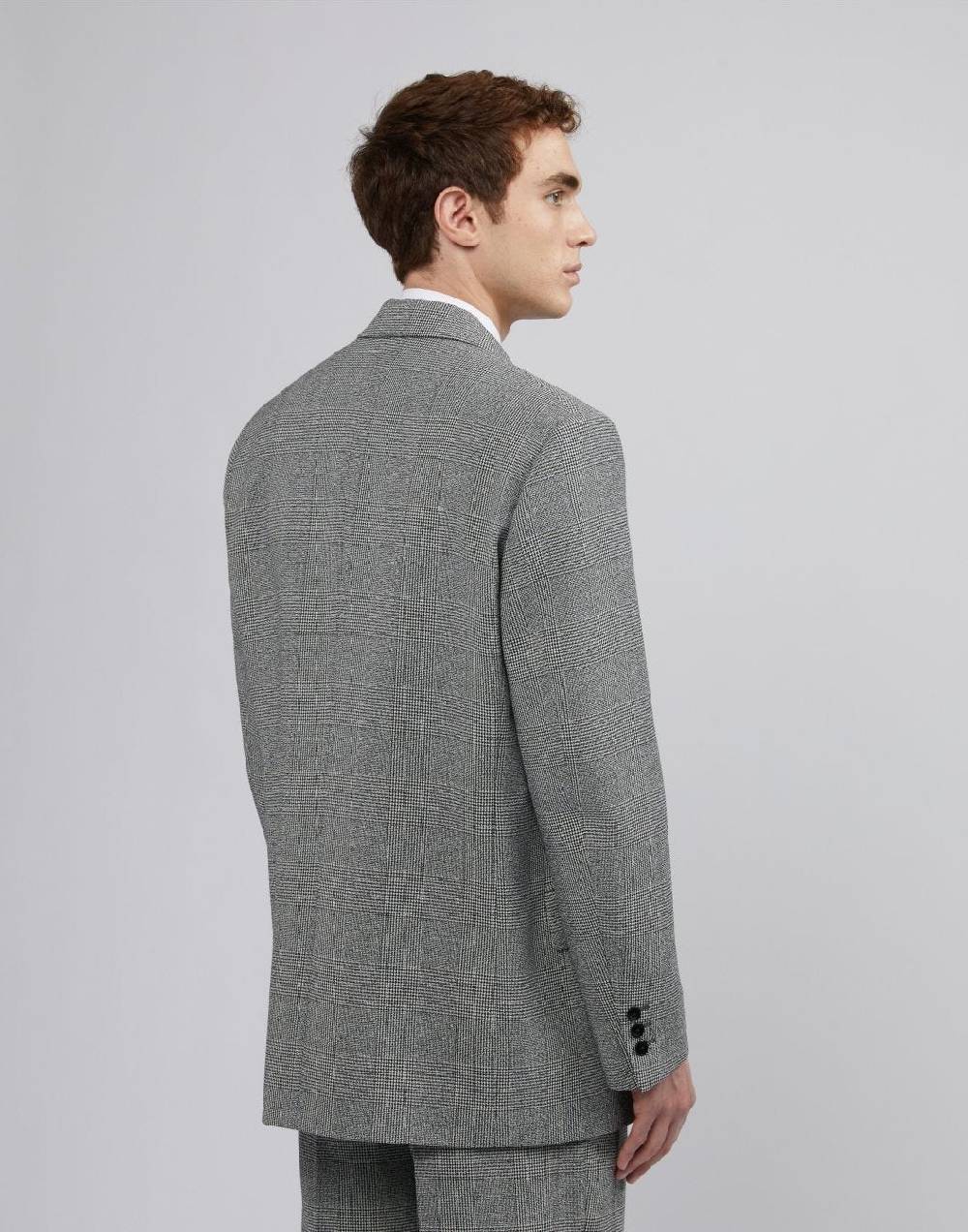 Lardini Blazer doppiopetto principe di galles fit boxy Nuovo