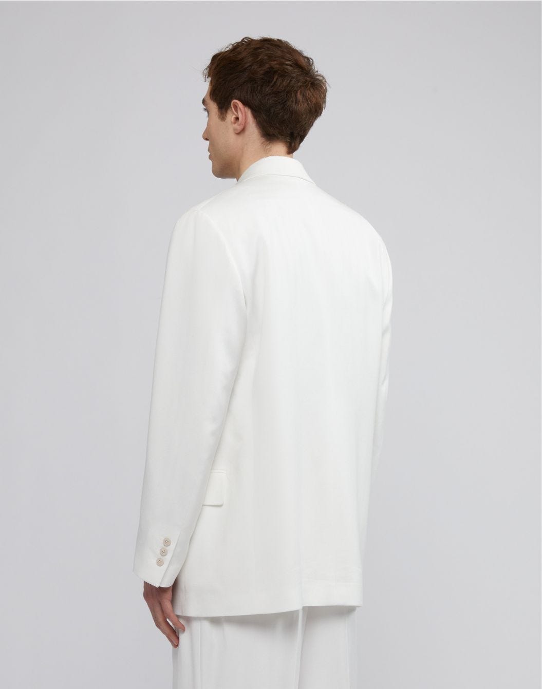 Lardini Blazer doppiopetto bianco fit boxy Qualità