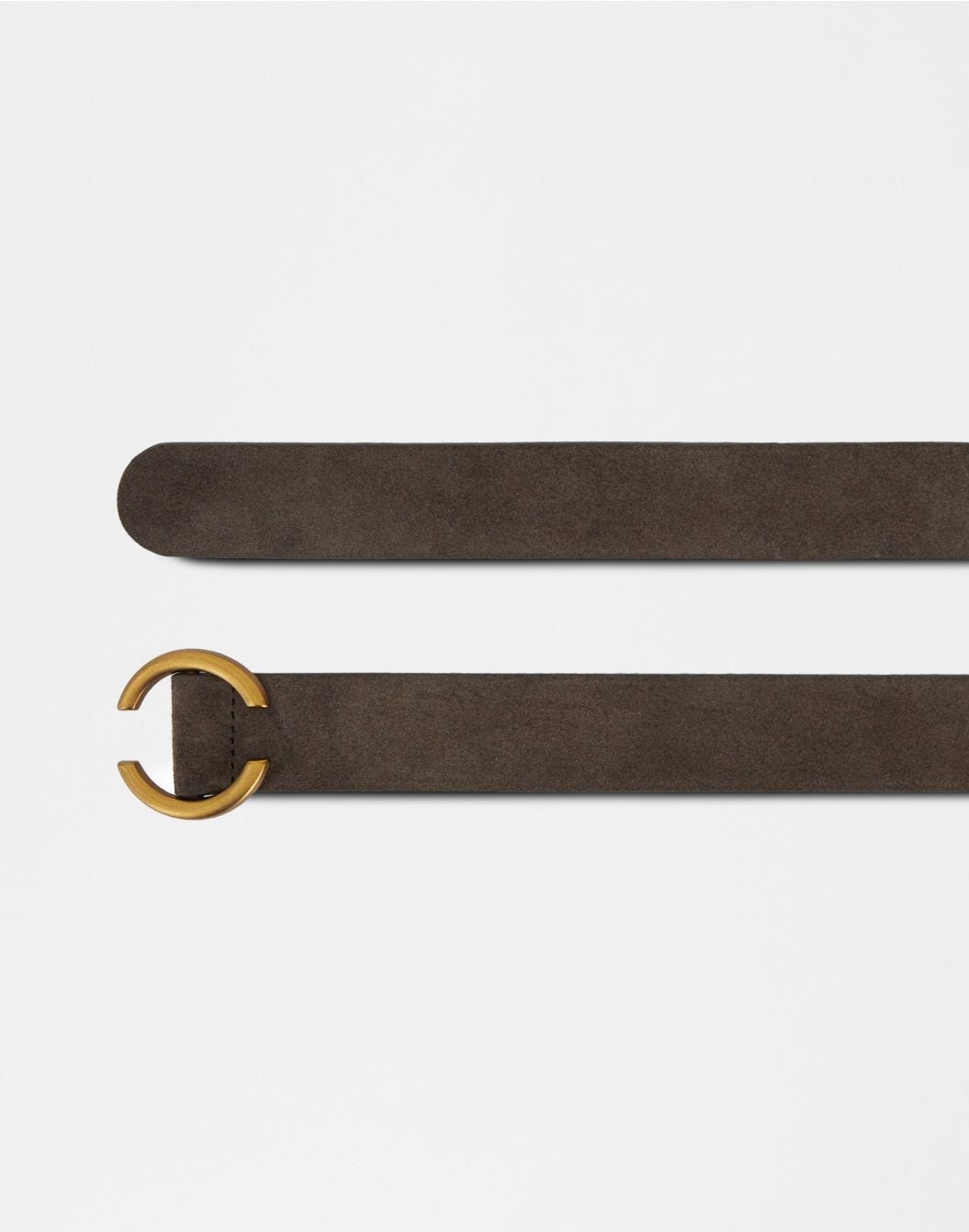 Lardini Cintura in pelle crosta di vitello marrone Consegna Veloce