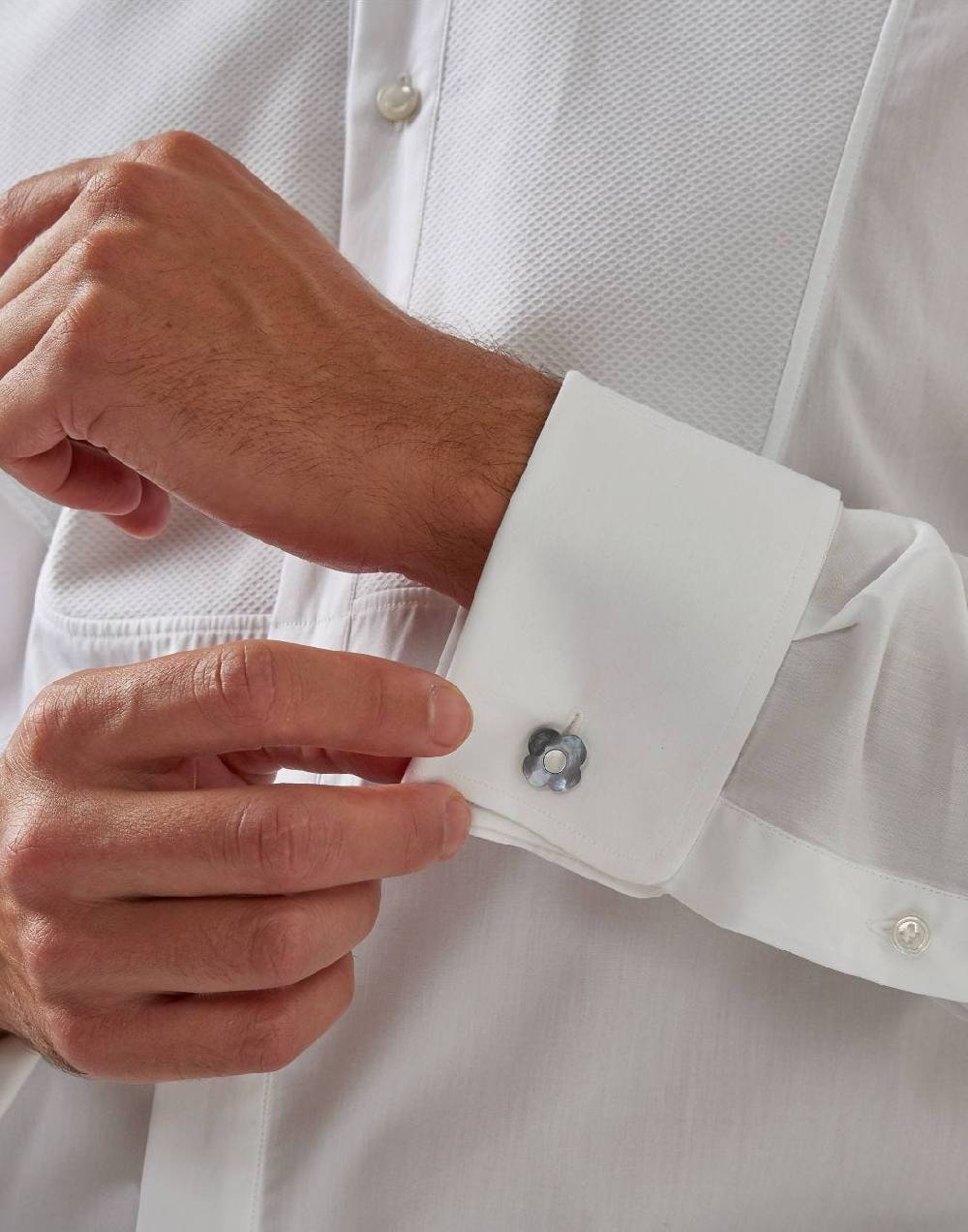 Lardini Gemelli in madreperla grigio e bianco Promozione Limitata