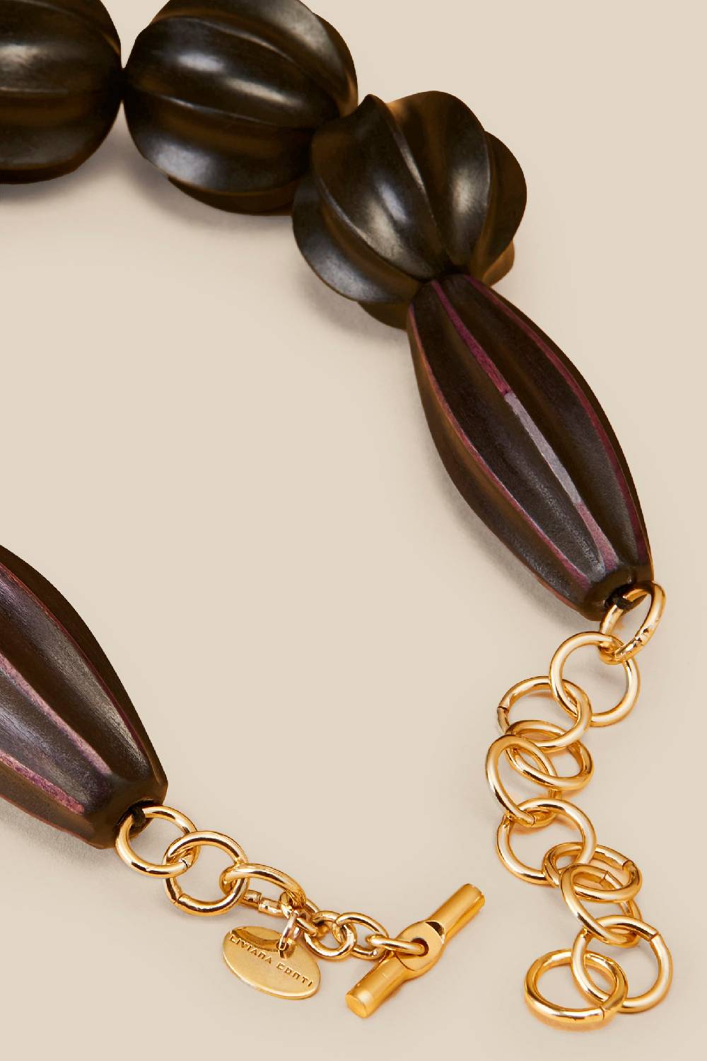 Liviana Conti COLLANA CORTA LEGNO S4AA4SJ93W25-Z.NR Soddisfazione Garantita