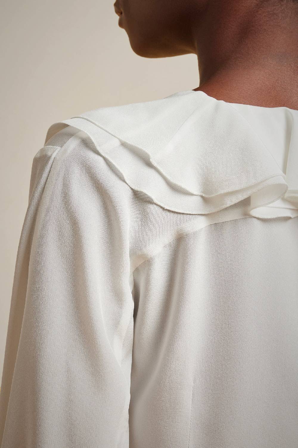 Liviana Conti CAMICIA CON VOLANT S4FF4SS03A08-1.38 Shopping Online