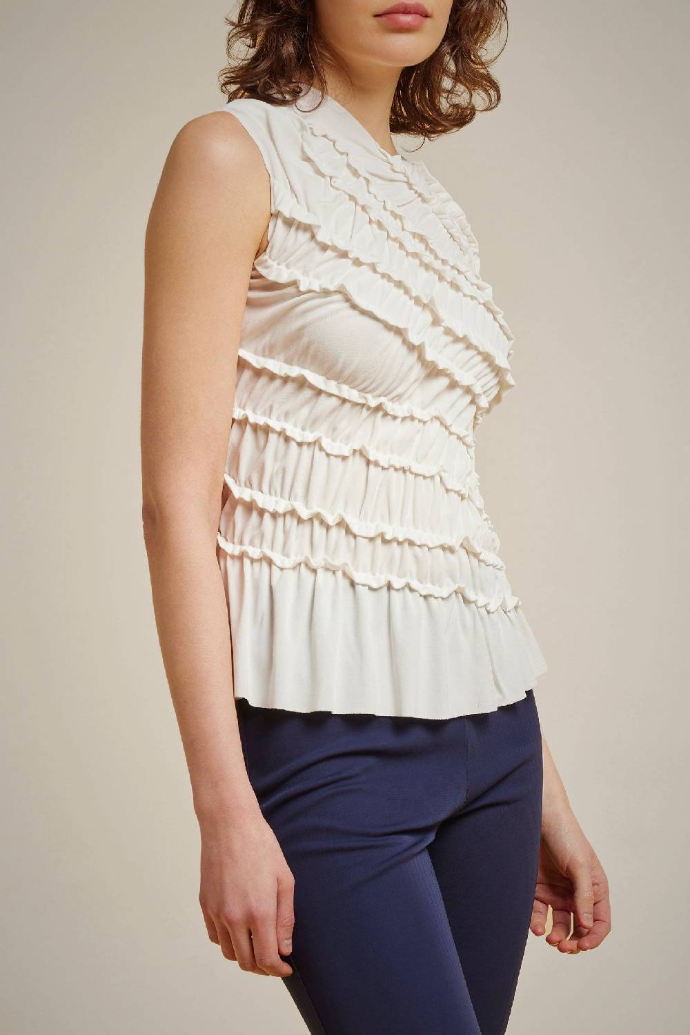 Liviana Conti BLUSA ARRICCIATA S4FF4SH82A08-1.38 Presa