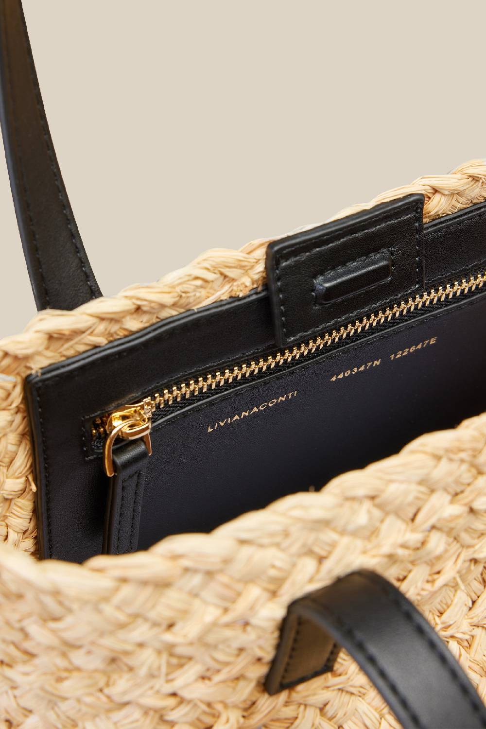 Liviana Conti MINI TOTE RAFIA S4AA4SA59A15-Y.NR Outlet
