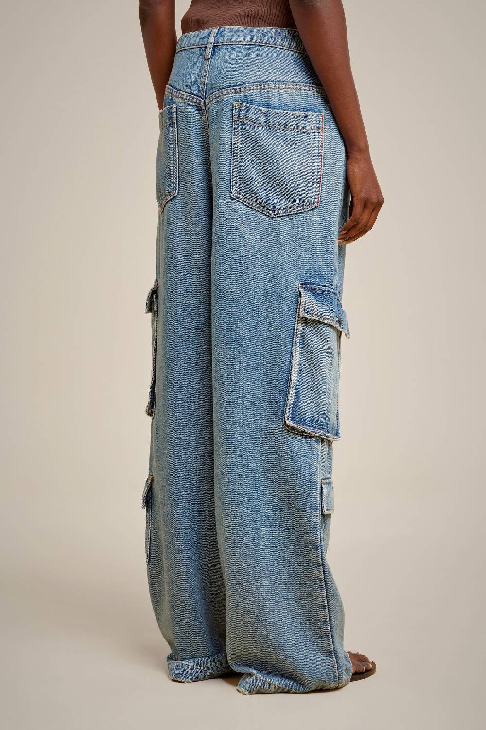 Liviana Conti CARGO JEANS S4LL4SY85JNS38.26 Qualità