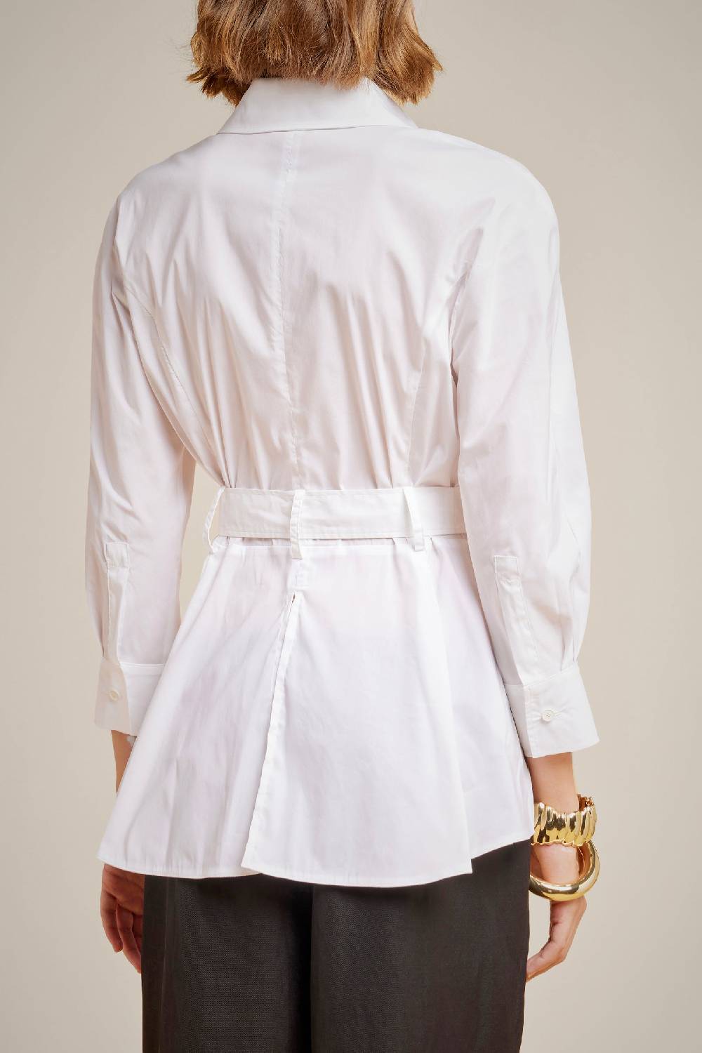 Liviana Conti CAMICIA CON FIOCCO S4LL4SK16A01-0.38 Vendita Economica