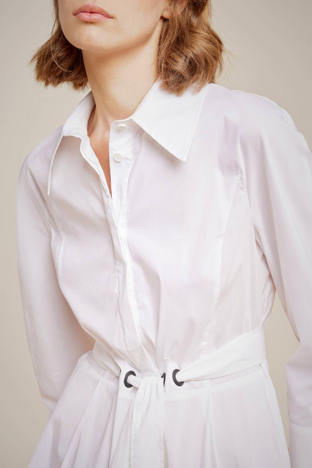 Liviana Conti CAMICIA CON FIOCCO S4LL4SK16A01-0.38 Vendita Economica