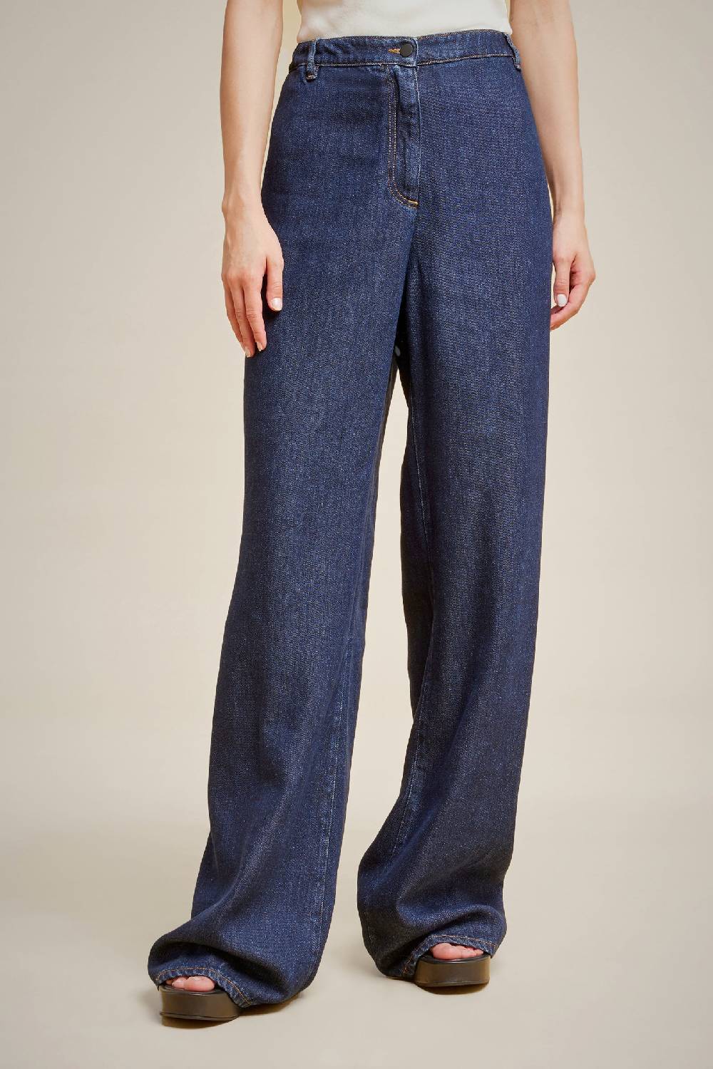 Liviana Conti WIDE-LEG JEANS S4LL4SY86Z83-0.27 Italia